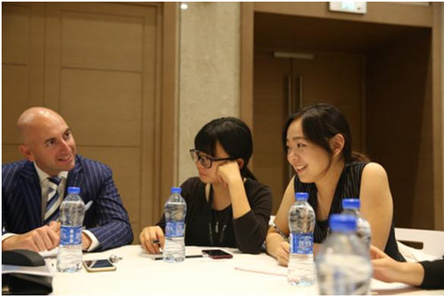 賽默飛中國總裁江志成先生與創行團隊交流